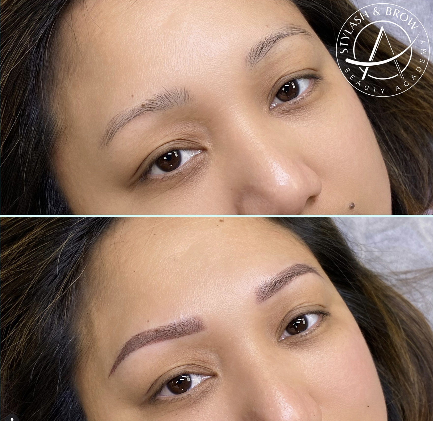 microblading vancouver client before and after
